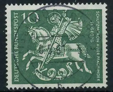 BRD BUND 1961 Nr 346 zentrisch gestempelt 69BB66