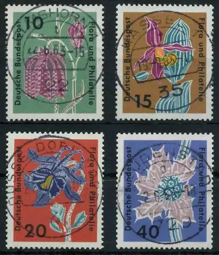 BRD BUND 1963 Nr 392-395 zentrisch gestempelt 6A3366