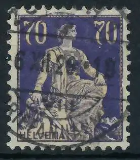 SCHWEIZ 1921 Nr 171x zentrisch gestempelt 6C2BA2