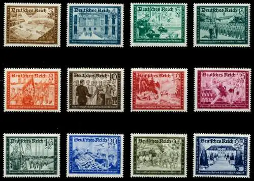 3. REICH 1939 Nr 702-713 postfrisch 6E3012