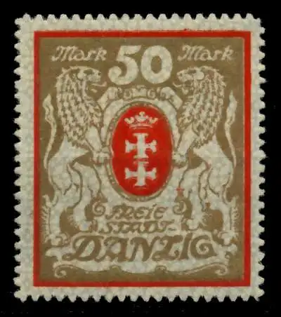 DANZIG 1922 Nr 100Xa postfrisch 70C22A