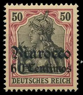 DEUTSCHE AUSLANDSPOSTÄMTER MAROKKO Nr 28 postfrisch 09AD5E