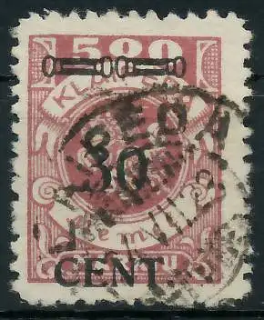 MEMEL 1923 Nr 175Ie gestempelt gepr. 478AC6