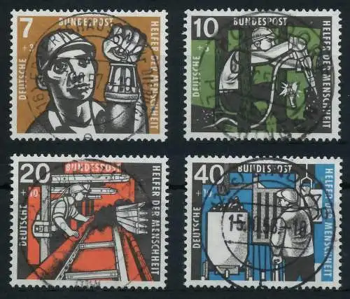 BRD BUND 1957 Nr 270-273 zentrisch gestempelt 69B9AA