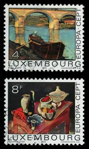 LUXEMBURG 1975 Nr 904-905 gestempelt 045316