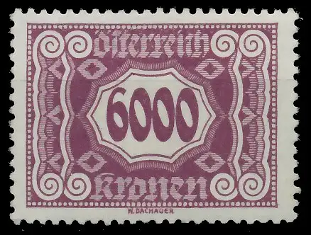 ÖSTERREICH PORTOMARKEN 1922 Nr 131 ungebraucht 753DBA