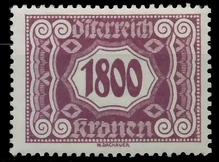 ÖSTERREICH PORTOMARKEN 1922 Nr 127 ungebraucht 753D9E