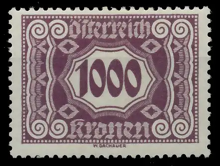 ÖSTERREICH PORTOMARKEN 1922 Nr 124 ungebraucht 753DC2