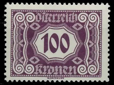 ÖSTERREICH PORTOMARKEN 1922 Nr 118 ungebraucht 753D92