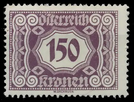 ÖSTERREICH PORTOMARKEN 1922 Nr 119 ungebraucht 753DCE