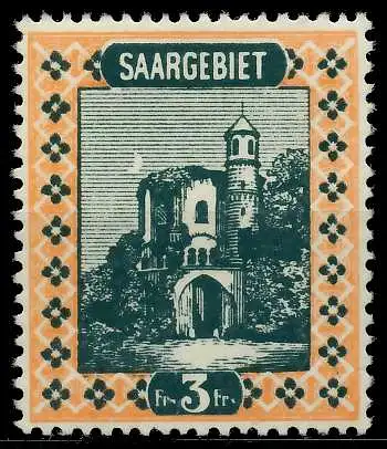 SAARGEBIET LANDS.BILD Nr 96 postfrisch 78B206