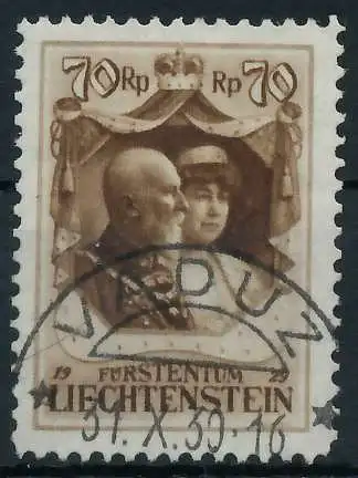 LIECHTENSTEIN 1929 Nr 93 gestempelt 28E18A