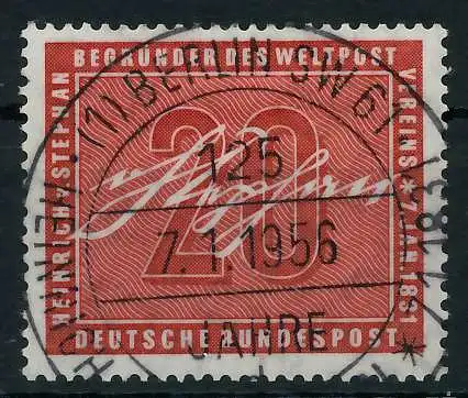 BRD BUND 1956 Nr 227 ESST zentrisch gestempelt 642532