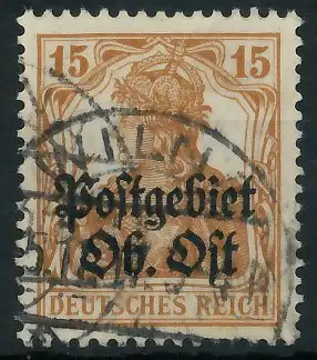 BES. 1WK PG OBER OST Nr 6 gestempelt 4434C6