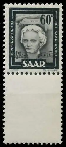 SAARLAND 1949 Nr 273Lu postfrisch SENKR PAAR 783FA2