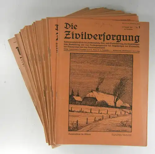 Götze, R. (Schriftleitung): Die Zivilversorgung. Halbmonatsschrift für die zivilberufliche Vor- und Weiterbildung, die staatsbürgerliche Ausbildung und das Versorgungswesen der Angehörigen der Wehrmacht, der Schutzpolizei und...