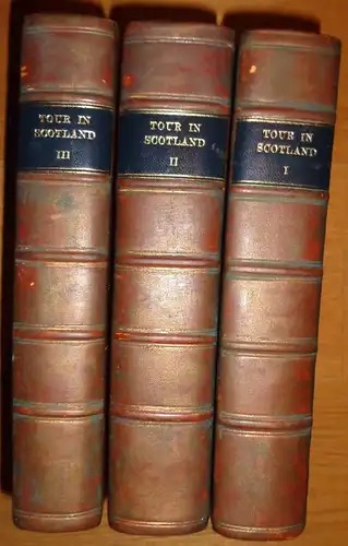 Pennant, Thomas: A tour in Scotland, and voyage to the Hebrides, MDCCLXXII, vol. 1-3 (complete). 2. ed. 