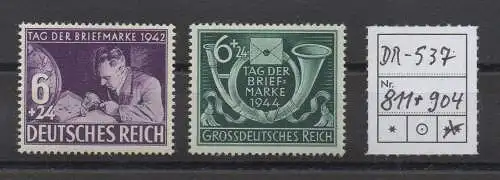 Deutsches Reich, Michel Nr. 811 + 904 postfrisch..
