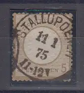 Deutsches Reich 1872 Nr 22 o Zentraler Rund / Vollstempel Dt.Reich 22 o