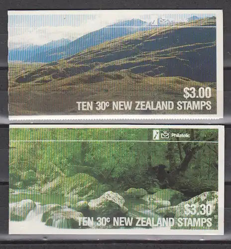 Neuseeland 1986 Nr MH 10x 962 ** Postfrisch / ** Nueseeland 2x MH 962 **