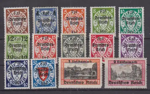 Deutsches Reich 1939 Nr 716/29** Postfrisch / **