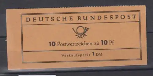 Bundesrep. Deutschland 1961 Nr MH 7a** Postfrisch / **