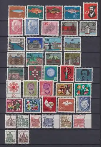 Bundesrep. Deutschland 1964 Nr 412/461** Postfrisch / **