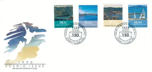 Neuseeland 1990 Nr 1122/25 Ersttagssonderstempel NEUS1122