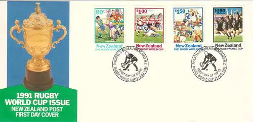 Neuseeland 1991 Nr 1197/1200 Ersttagssonderstempel NEUS1197