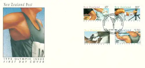 Neuseeland 1992 Nr 1226/29 Ersttagssonderstempel NEUSS1226