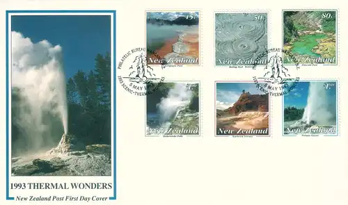 Neuseeland 1993 Nr 1284/89 Ersttagssonderstempel NEUS1284