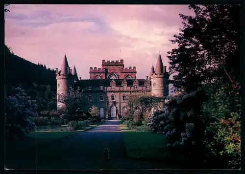 AK   Sundown at Inveraray Castles - Seat of the Duke of Argyll ..... [ D096 ]