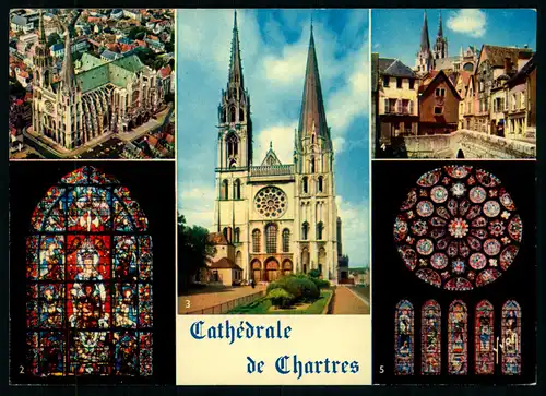 AK  Cathedrale de  Chartres / Kathedrale Notre-Dame von Chartres ..... [ D147 ]