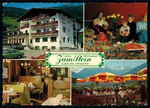 AK   Hotel Restaurant Zum Stern - Bad Hofgastein ..... [ H117 ]