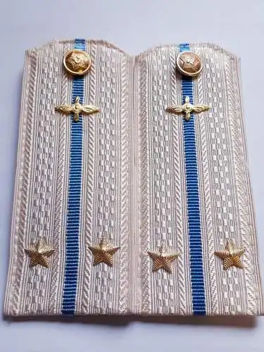 Sowjetische Armee Luftstreitkräfte Schulterklappen Parade Leutnant