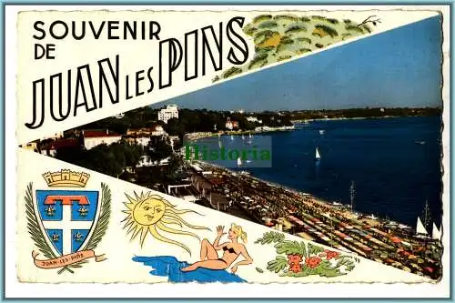 [Ansichtskarte] Souvenir de Juan-Les-Pins. 