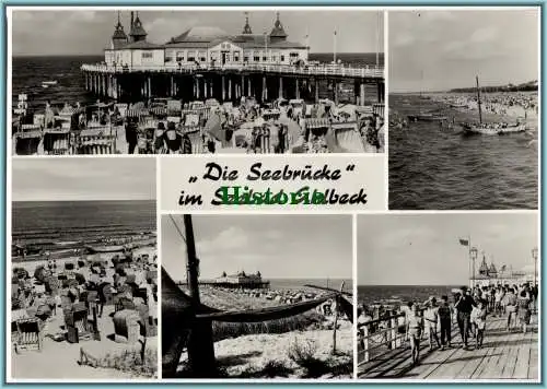 [Ansichtskarte] "Die Seebrücke" im Seebad Ahlbeck - DDR 1975. 