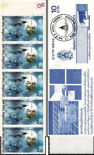 72 years Air Force -STAMP BOOKLET MH(III)- (MNH)
