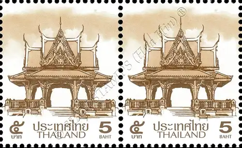 Definitive: PAVILION 5B 3rd PRINT (TKS) -PAIR- (MNH)