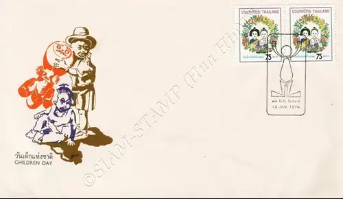 Kindertag 1974 -FDC(I)-A-F(I)-