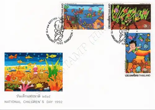 Kindertag 1992 -FDC(I)-I-