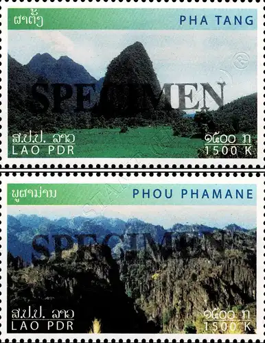 Internationales Jahr der Berge -LAO PDR SPECIMEN- (**)