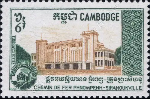 Eröffnung der Eisenbahnlinie Phnom Penh - Sihanoukville (**)