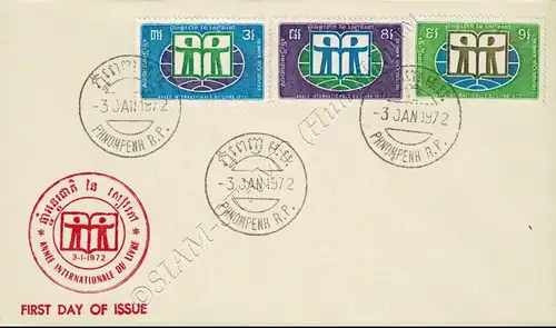 Internationales Jahr des Buches -FDC(I)-I-