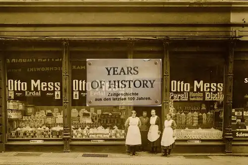 Foto kein Zeitgenössisches Original Dortmund Brückstr. Otto Mess Geschäft Reklam