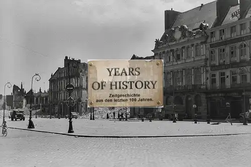 Foto kein Zeitgenössisches Original Holland Belgien Frankreich zerstört Straßena