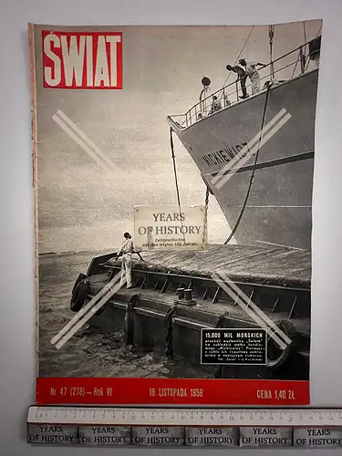 Heft 1956 Nr. 47 - Illustrierte Wochenzeitung Swiat - Die Welt 1951–1969 Polen