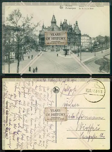 AK 1.WK Weltkrieg Antwerpen Feldpost gel. 1915-17 Belgien Frankreich