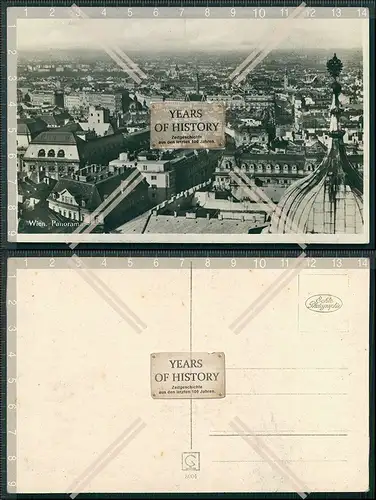 Foto AK Wien Österreich Panorama 1933