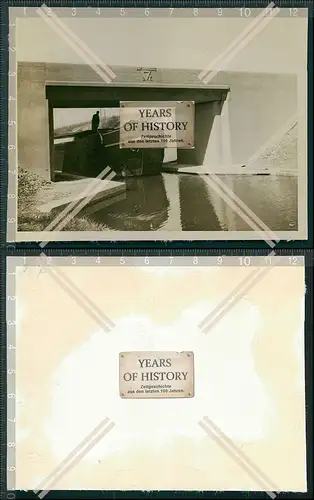 Foto Kanal Brücke OBL Homburg Saarland 1940 OT Todt Saarbrücken